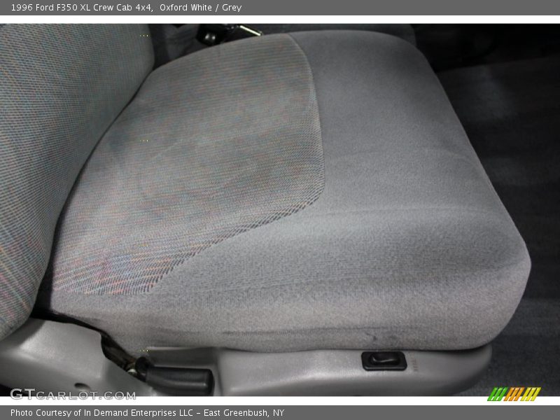 Oxford White / Grey 1996 Ford F350 XL Crew Cab 4x4