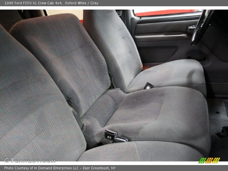 Oxford White / Grey 1996 Ford F350 XL Crew Cab 4x4