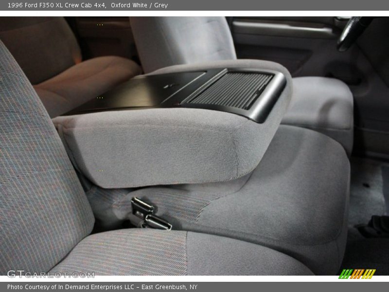 Oxford White / Grey 1996 Ford F350 XL Crew Cab 4x4