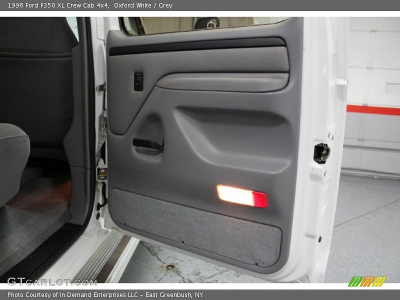 Oxford White / Grey 1996 Ford F350 XL Crew Cab 4x4