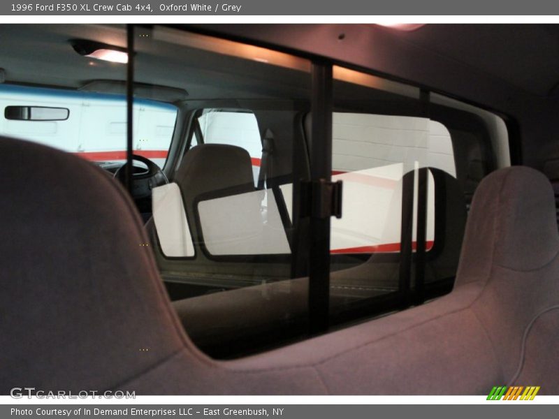 Oxford White / Grey 1996 Ford F350 XL Crew Cab 4x4