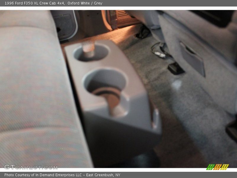 Oxford White / Grey 1996 Ford F350 XL Crew Cab 4x4