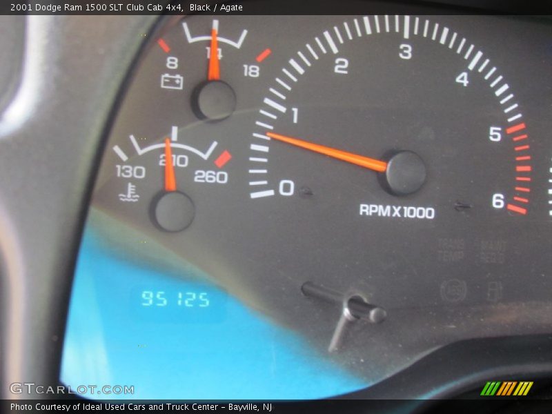 Black / Agate 2001 Dodge Ram 1500 SLT Club Cab 4x4