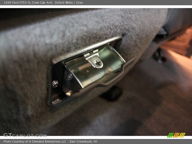 Oxford White / Grey 1996 Ford F350 XL Crew Cab 4x4