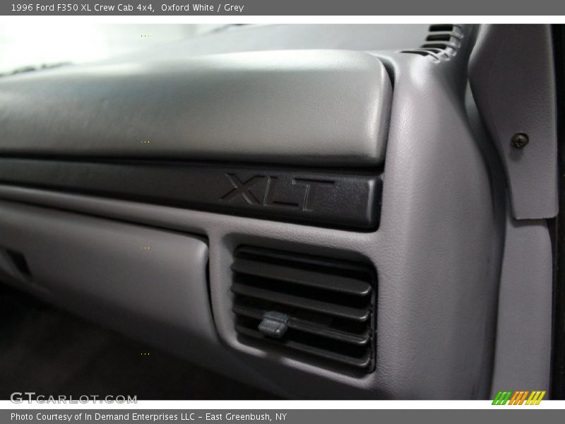 Oxford White / Grey 1996 Ford F350 XL Crew Cab 4x4