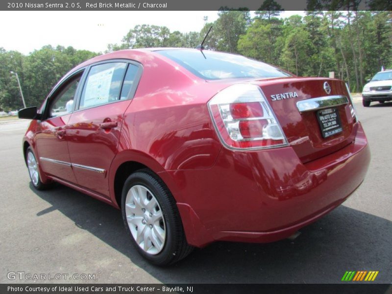 Red Brick Metallic / Charcoal 2010 Nissan Sentra 2.0 S