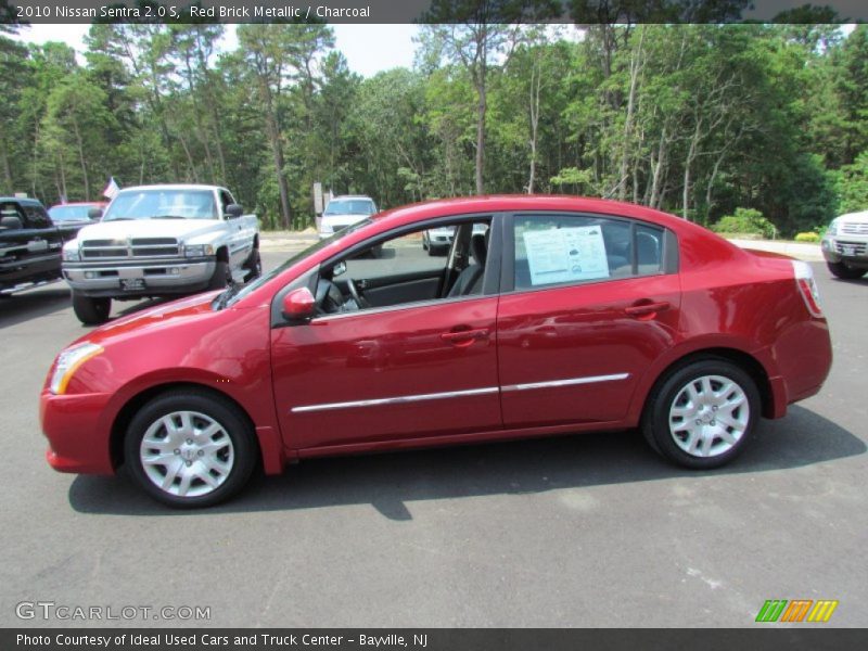 Red Brick Metallic / Charcoal 2010 Nissan Sentra 2.0 S