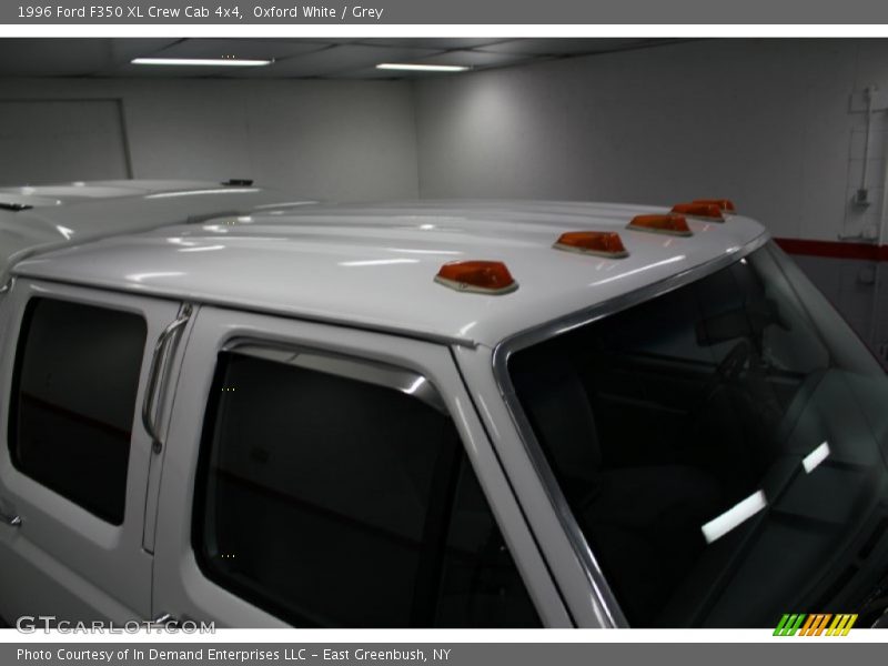 Oxford White / Grey 1996 Ford F350 XL Crew Cab 4x4
