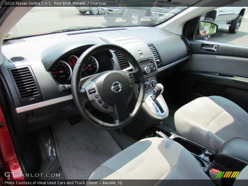 Red Brick Metallic / Charcoal 2010 Nissan Sentra 2.0 S