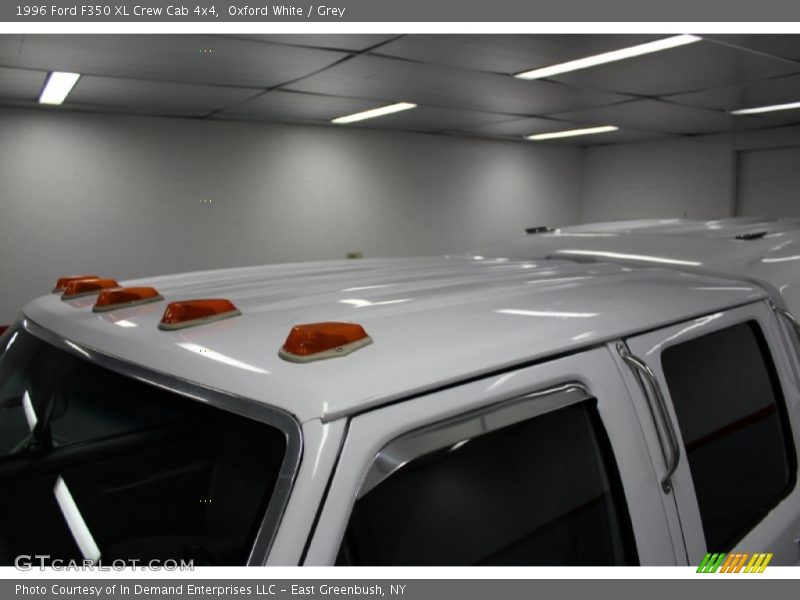 Oxford White / Grey 1996 Ford F350 XL Crew Cab 4x4