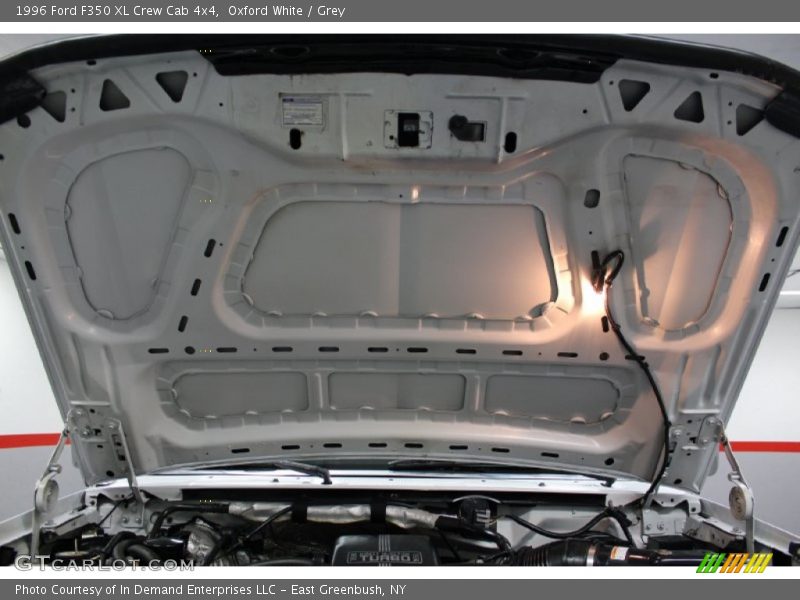 Oxford White / Grey 1996 Ford F350 XL Crew Cab 4x4