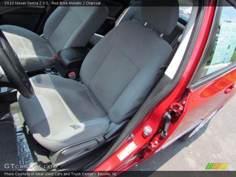 Red Brick Metallic / Charcoal 2010 Nissan Sentra 2.0 S