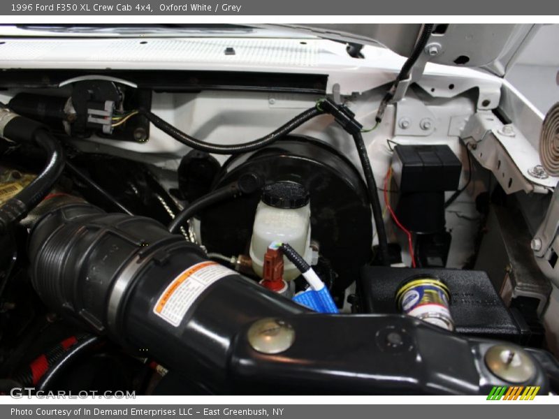 Oxford White / Grey 1996 Ford F350 XL Crew Cab 4x4
