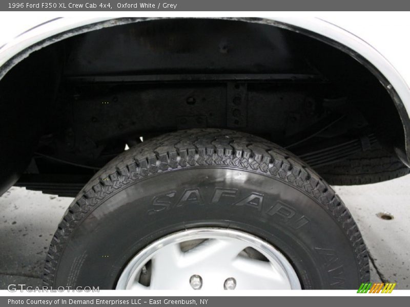 Oxford White / Grey 1996 Ford F350 XL Crew Cab 4x4