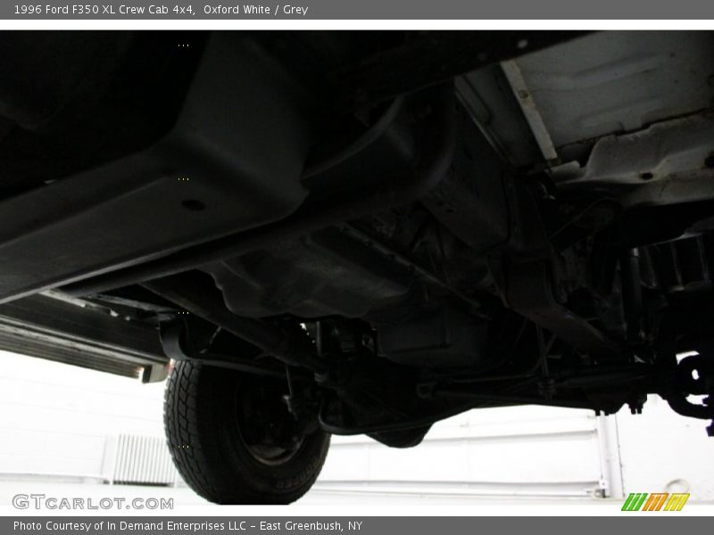 Oxford White / Grey 1996 Ford F350 XL Crew Cab 4x4