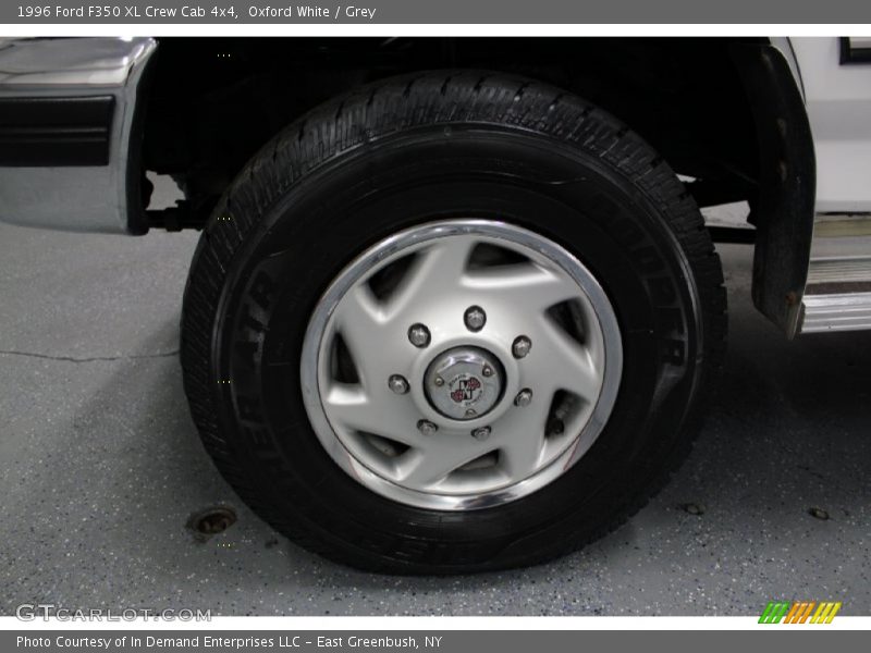 Oxford White / Grey 1996 Ford F350 XL Crew Cab 4x4