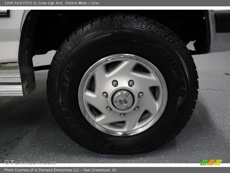 Oxford White / Grey 1996 Ford F350 XL Crew Cab 4x4