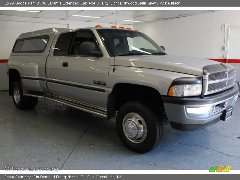 Light Driftwood Satin Glow / Agate Black 1999 Dodge Ram 3500 Laramie Extended Cab 4x4 Dually