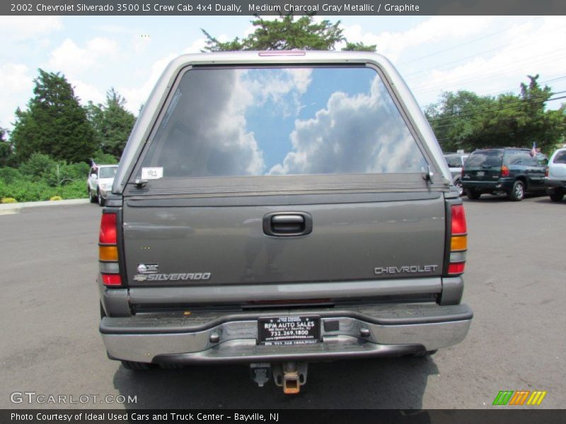 Medium Charcoal Gray Metallic / Graphite 2002 Chevrolet Silverado 3500 LS Crew Cab 4x4 Dually