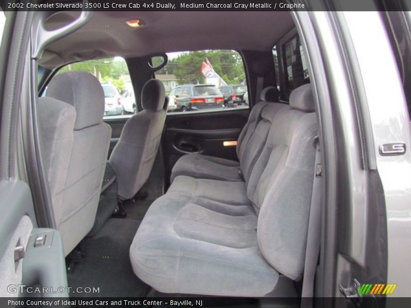 Medium Charcoal Gray Metallic / Graphite 2002 Chevrolet Silverado 3500 LS Crew Cab 4x4 Dually