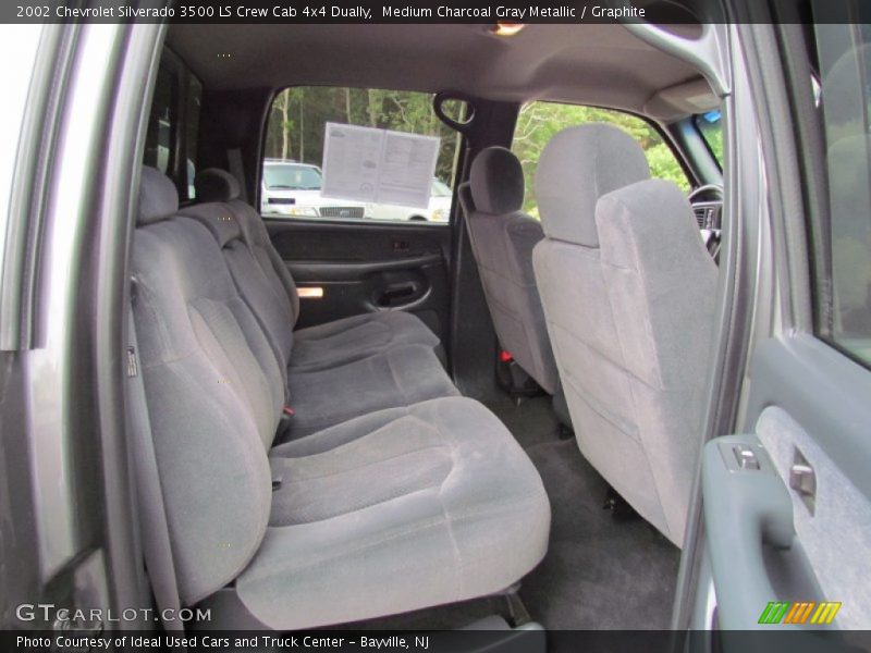 Medium Charcoal Gray Metallic / Graphite 2002 Chevrolet Silverado 3500 LS Crew Cab 4x4 Dually