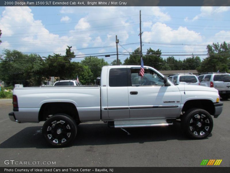 Bright White / Mist Gray 2000 Dodge Ram 1500 SLT Extended Cab 4x4