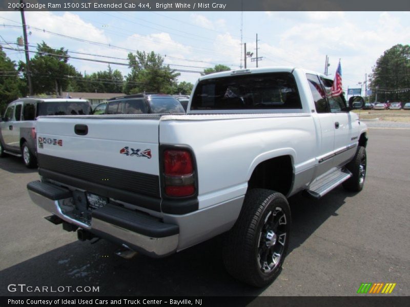 Bright White / Mist Gray 2000 Dodge Ram 1500 SLT Extended Cab 4x4