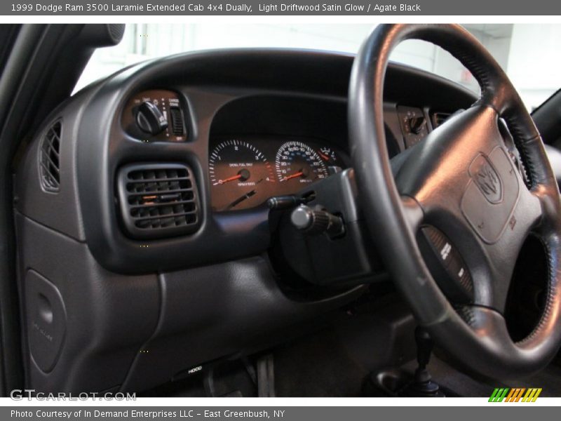 Light Driftwood Satin Glow / Agate Black 1999 Dodge Ram 3500 Laramie Extended Cab 4x4 Dually
