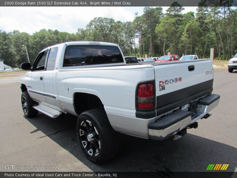 Bright White / Mist Gray 2000 Dodge Ram 1500 SLT Extended Cab 4x4