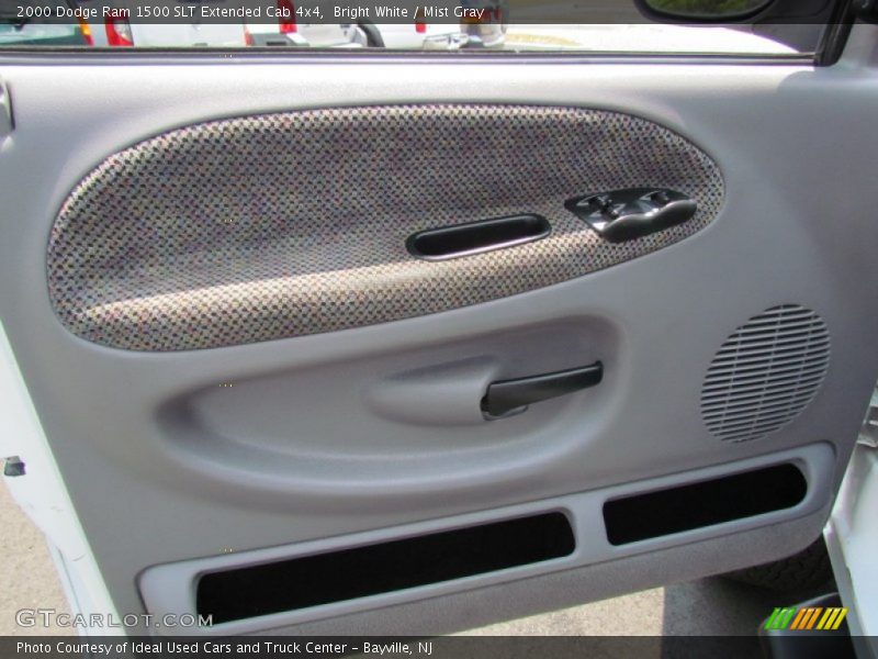 Bright White / Mist Gray 2000 Dodge Ram 1500 SLT Extended Cab 4x4