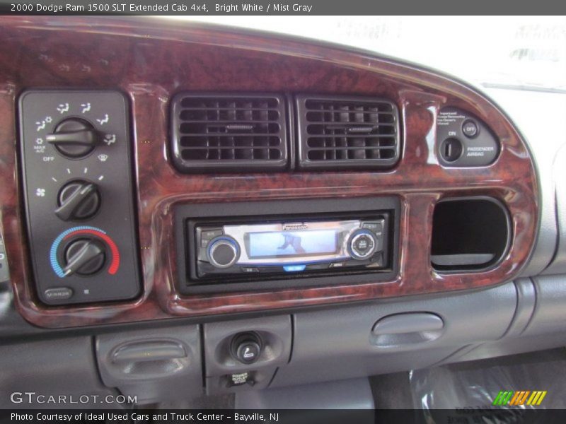 Bright White / Mist Gray 2000 Dodge Ram 1500 SLT Extended Cab 4x4