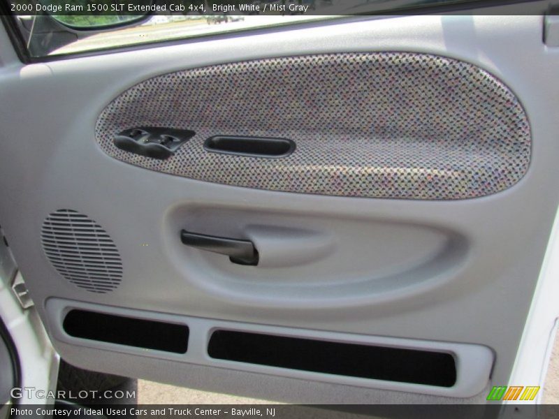 Bright White / Mist Gray 2000 Dodge Ram 1500 SLT Extended Cab 4x4