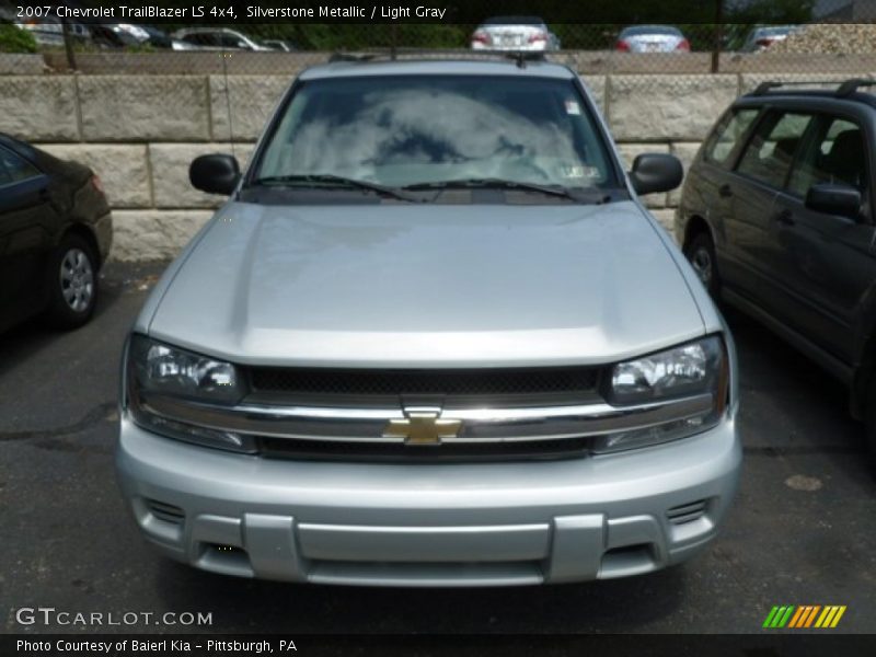 Silverstone Metallic / Light Gray 2007 Chevrolet TrailBlazer LS 4x4
