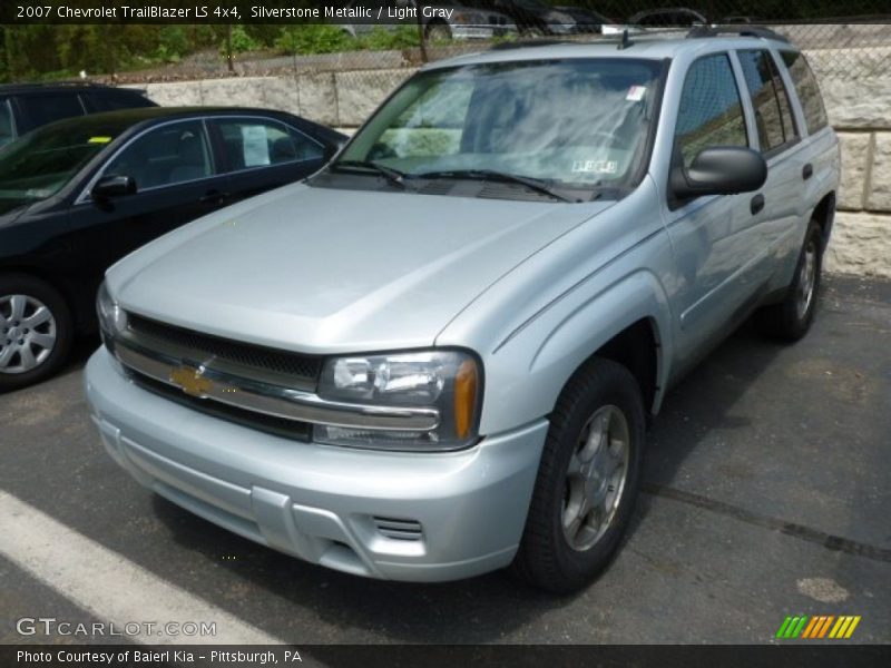 Silverstone Metallic / Light Gray 2007 Chevrolet TrailBlazer LS 4x4