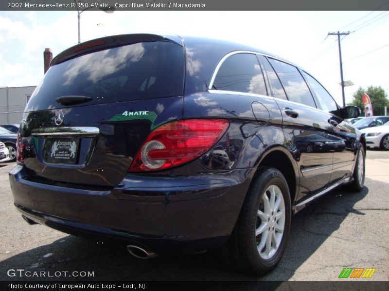 Capri Blue Metallic / Macadamia 2007 Mercedes-Benz R 350 4Matic