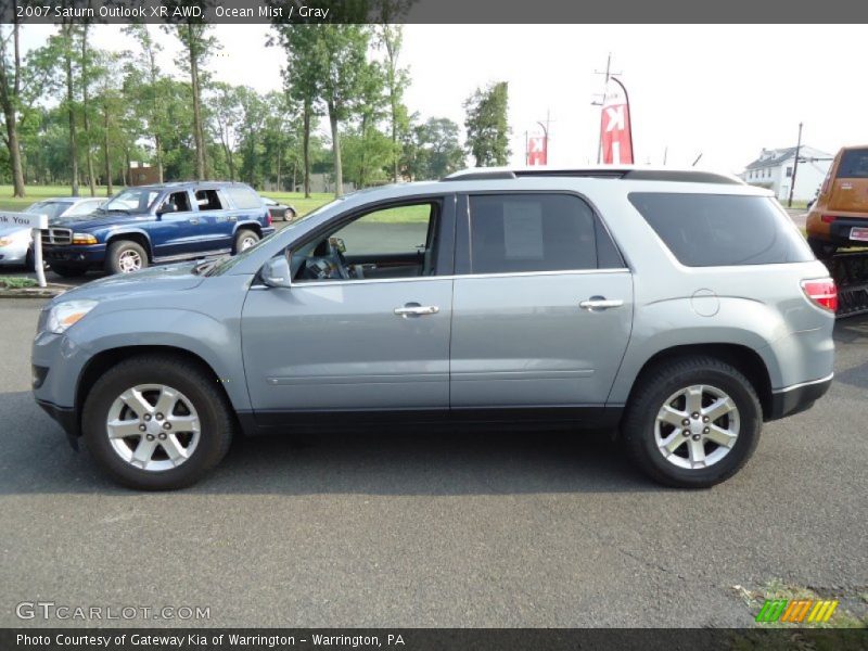 Ocean Mist / Gray 2007 Saturn Outlook XR AWD