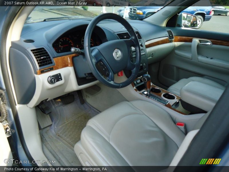 Ocean Mist / Gray 2007 Saturn Outlook XR AWD