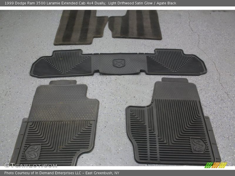 Light Driftwood Satin Glow / Agate Black 1999 Dodge Ram 3500 Laramie Extended Cab 4x4 Dually