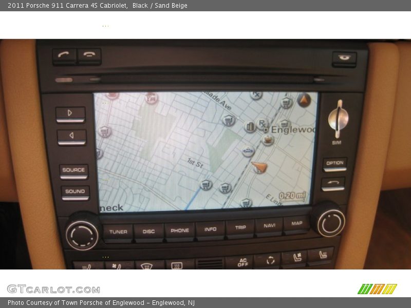 Navigation of 2011 911 Carrera 4S Cabriolet