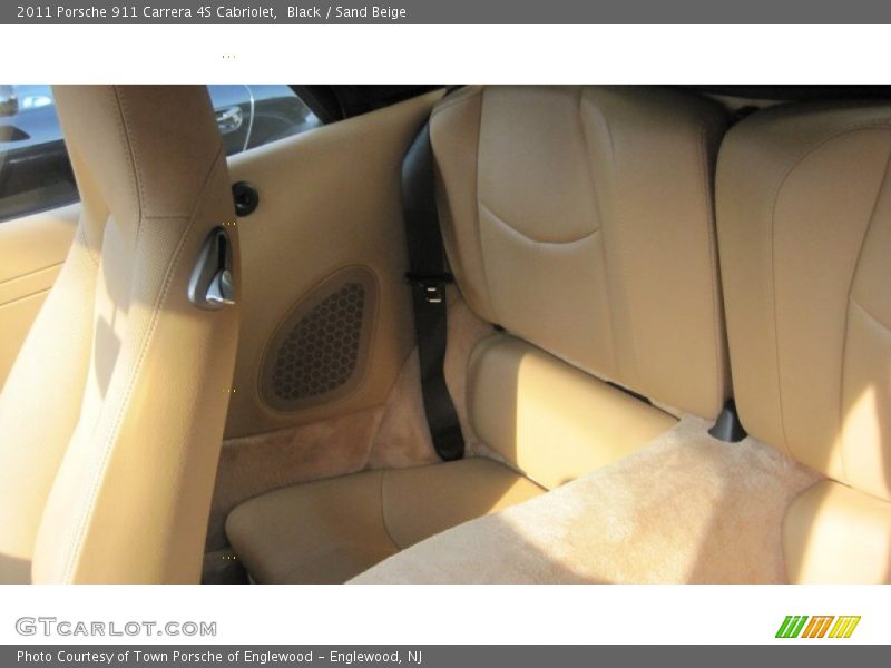 Black / Sand Beige 2011 Porsche 911 Carrera 4S Cabriolet
