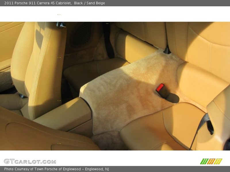 Black / Sand Beige 2011 Porsche 911 Carrera 4S Cabriolet