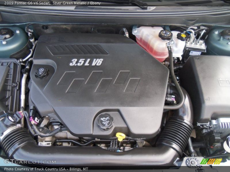Silver Green Metallic / Ebony 2009 Pontiac G6 V6 Sedan