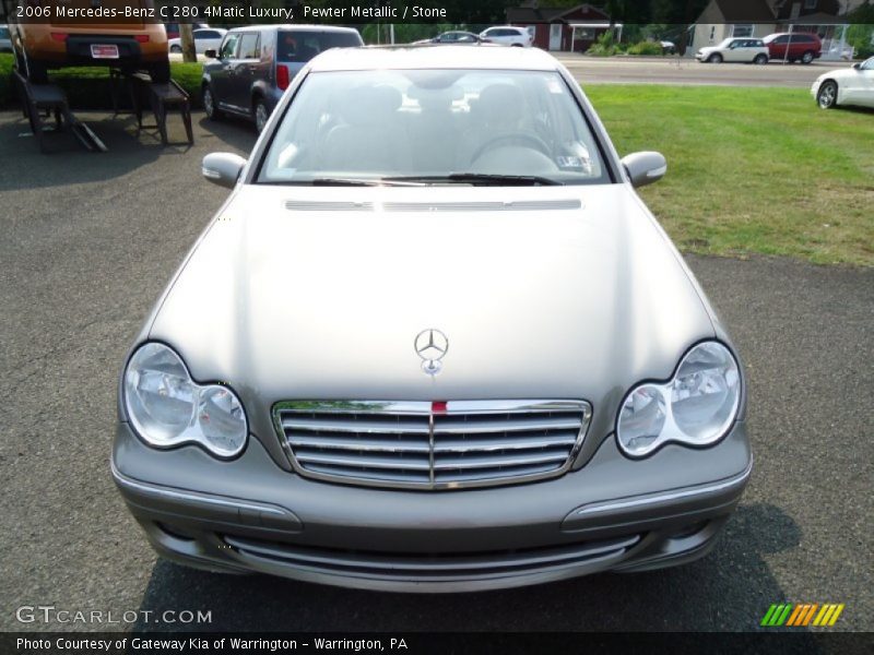 Pewter Metallic / Stone 2006 Mercedes-Benz C 280 4Matic Luxury