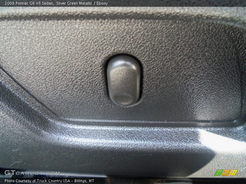 Silver Green Metallic / Ebony 2009 Pontiac G6 V6 Sedan