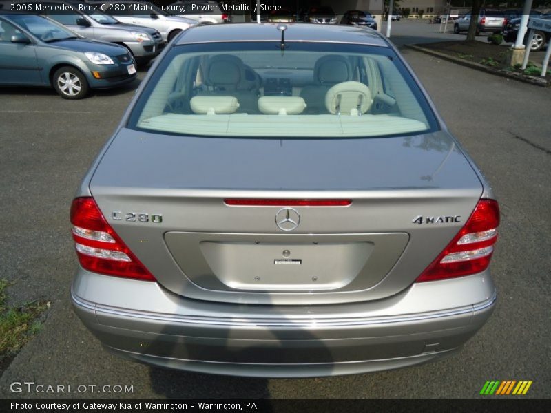 Pewter Metallic / Stone 2006 Mercedes-Benz C 280 4Matic Luxury