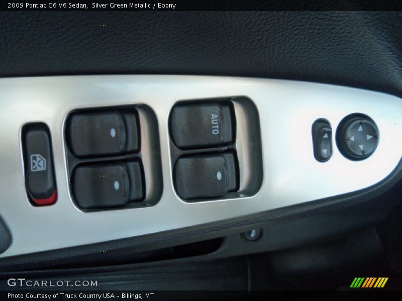 Silver Green Metallic / Ebony 2009 Pontiac G6 V6 Sedan