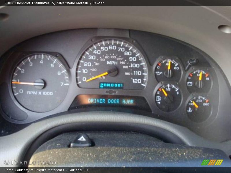Silverstone Metallic / Pewter 2004 Chevrolet TrailBlazer LS
