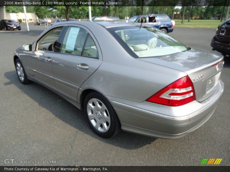 Pewter Metallic / Stone 2006 Mercedes-Benz C 280 4Matic Luxury