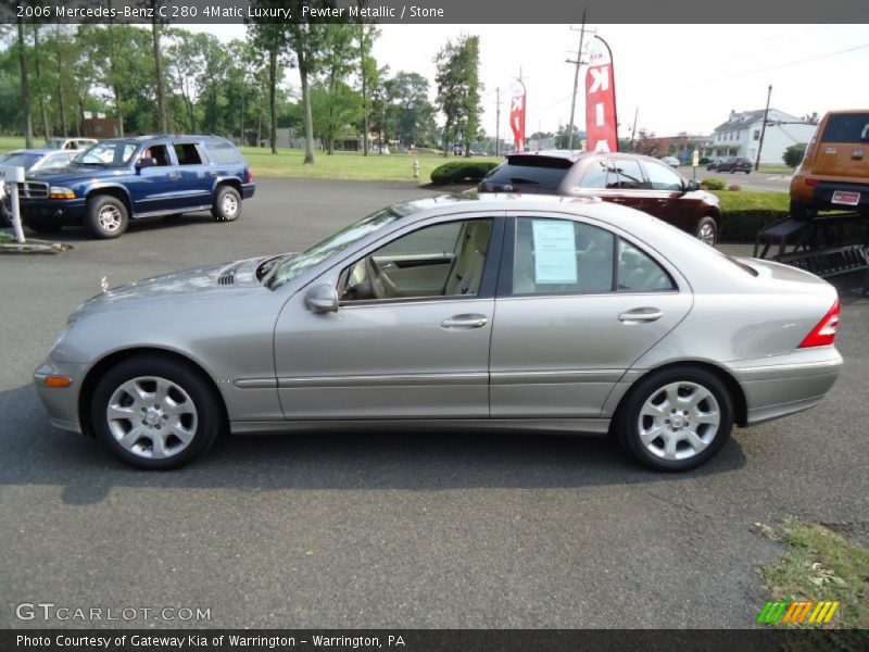 Pewter Metallic / Stone 2006 Mercedes-Benz C 280 4Matic Luxury