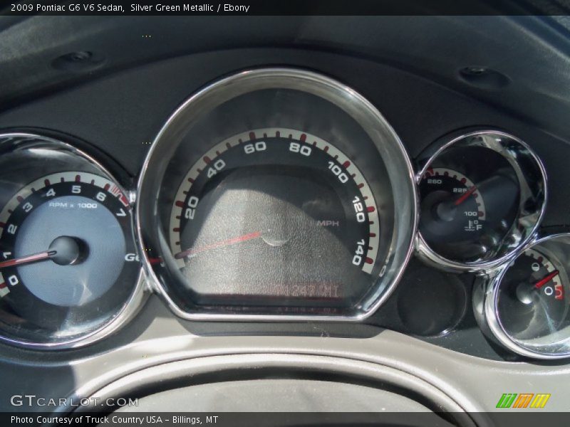 Silver Green Metallic / Ebony 2009 Pontiac G6 V6 Sedan